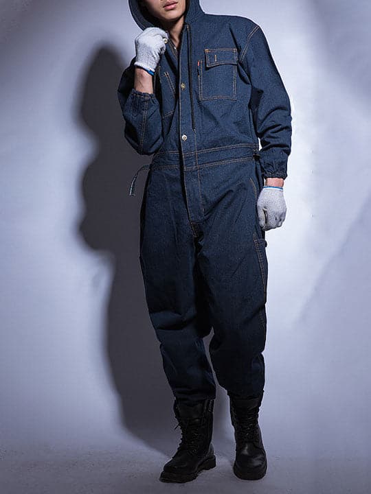 Men's Fashion Denim Jumpsuit Overalls S092403