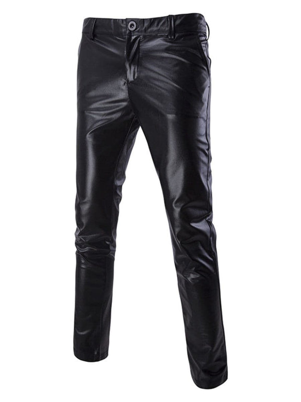 Men's Night Club Metallic Straight Leg Suit Pants F010903